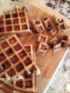 Purple Cauliflower Waffles