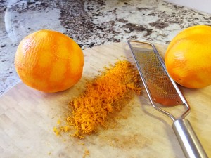 Oranges Grated